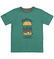The New T-shirt - TnNoble - Bottle Green m. Print The New T-shirt - TnNoble - Bottle Green m. Print