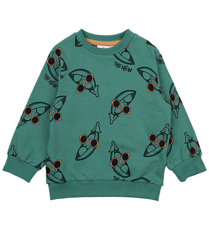 The New Siblings Sweatshirt - TnstNeo - Bottle Green m. Ærter