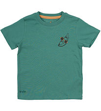 The New Siblings T-shirt - TnstNewel - Bottle Green m. Print The New Siblings T-shirt - TnstNewel - Bottle Green m. Print