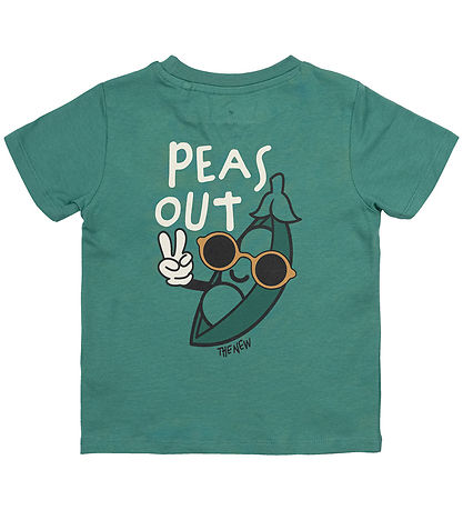 The New Siblings T-shirt - TnstNewel - Bottle Green m. Print The New Siblings T-shirt - TnstNewel - Bottle Green m. Print