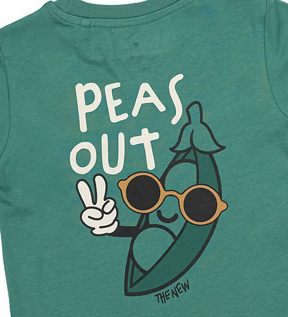 The New Siblings T-shirt - TnstNewel - Bottle Green m. Print The New Siblings T-shirt - TnstNewel - Bottle Green m. Print