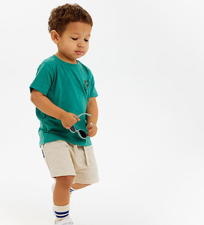 The New Siblings T-shirt - TnstNewel - Bottle Green m. Print The New Siblings T-shirt - TnstNewel - Bottle Green m. Print