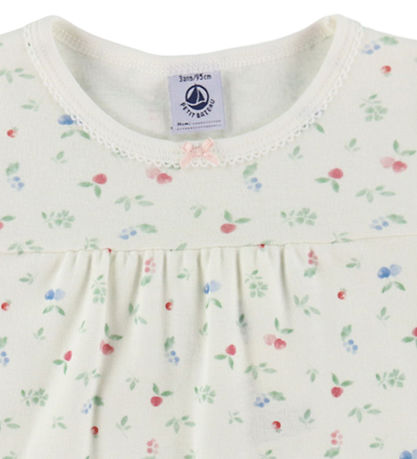 Petit Bateau Nattøj - 2-Delt - Marshmallow/Multicolor Petit Bateau Nattøj - 2-Delt - Marshmallow/Multicolor