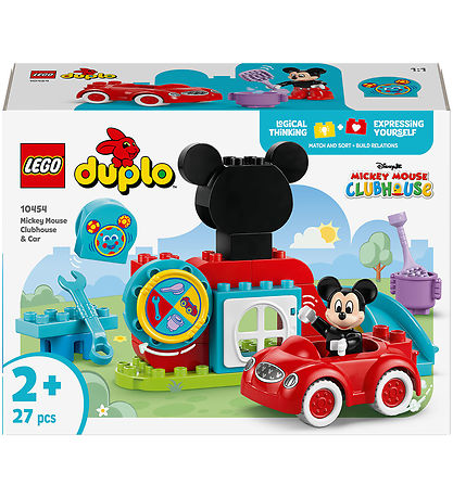 LEGO® DUPLO - 미키의 클럽하우스 및 장난감 자동차 10454 - 27개 부품
