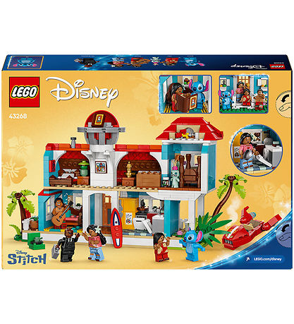 LEGO® Disney - Strandhuset fra Lilo og Stitch 43268 - 834 Dele LEGO® Disney - Strandhuset fra Lilo og Stitch 43268 - 834 Dele