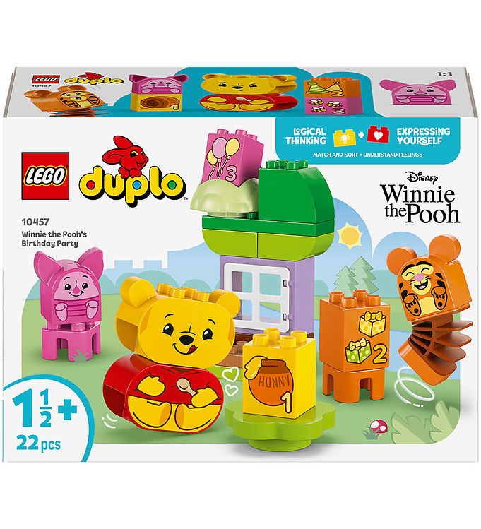 LEGOÂ® DUPLO - Peter Plys' Fødselsdagsfest 10457 - 22 Dele