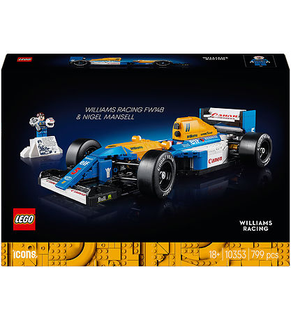 LEGO® Icons - Williams Racing Og Nigel Mansell 10353 - 799 Dele LEGO® Icons - Williams Racing Og Nigel Mansell 10353 - 799 Dele