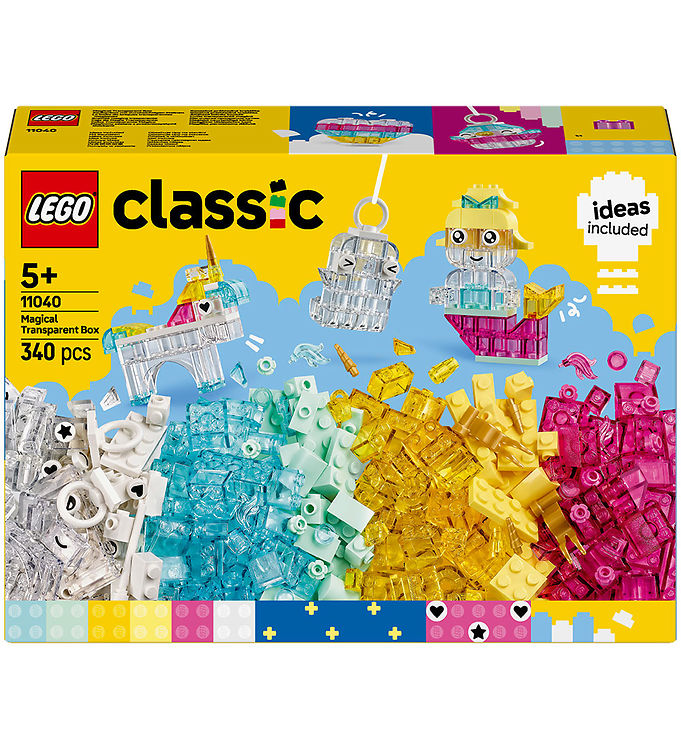 LEGO® Classic - Magiske Gennemsigtige Klodser 11040 - 340 Dele