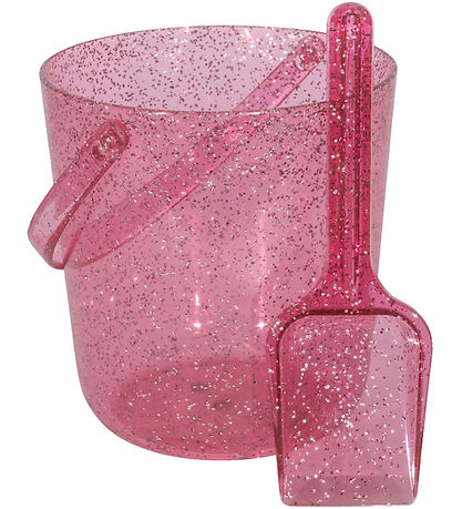 Konges Sløjd Strandsæt - Spand Og Skovl - Sparkling Pink