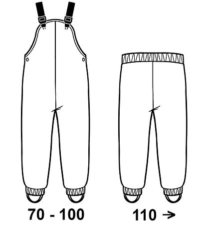 CeLaVi Regntøj m. Seler - PU - White Pepper CeLaVi Regntøj m. Seler - PU - White Pepper