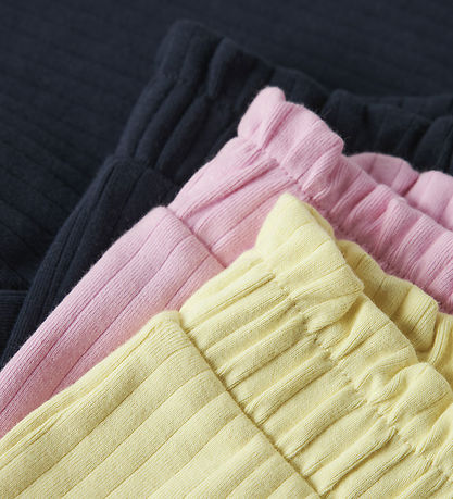 Name It Shorts - Rib - NmfSurajali - 3-pak - Pink Frosting/W Pas