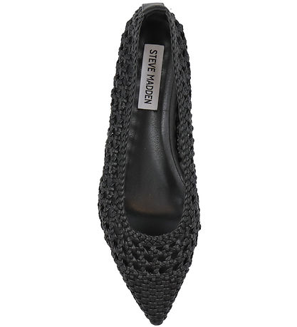 Steve Madden Sko - Saxton Ballerina - BLACK Steve Madden Sko - Saxton Ballerina - BLACK