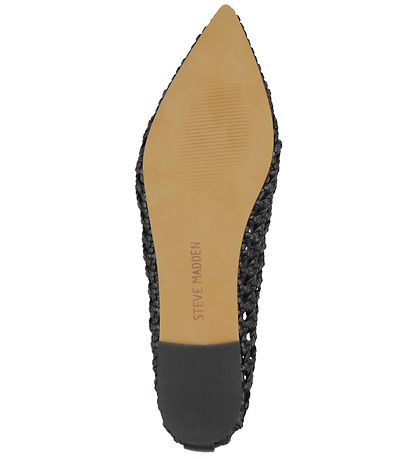 Steve Madden Sko - Saxton Ballerina - BLACK Steve Madden Sko - Saxton Ballerina - BLACK