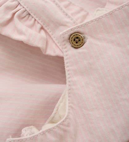 Minymo Kjole - Spencer Twill Y/D - Pink Dogwood Minymo Kjole - Spencer Twill Y/D - Pink Dogwood