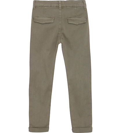 Minymo Bukser - Twill - Timber Wolf