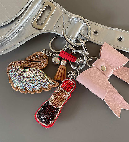 By Stær Nøglering - Svane - Guldfarvet/Multi