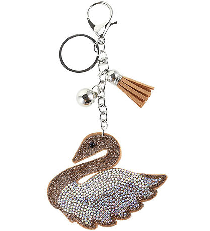 By Stær Nøglering - Svane - Guldfarvet/Multi