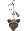 By Stær Keychain - Leopard - Brown