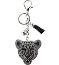 By Stær Keychain - Leopard - Grey