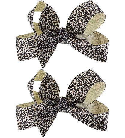 By Stær Hårspænde m. Sløjfe - 2-pak - 10 cm - Leo By Stær Hårspænde m. Sløjfe - 2-pak - 10 cm - Leo