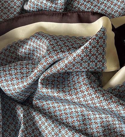 By Stær Tørklæde - Callie - Blå/Sort