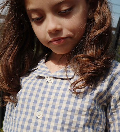 Konges Sløjd Skjorte - Kim - Captains Blue Check Konges Sløjd Skjorte - Kim - Captains Blue Check