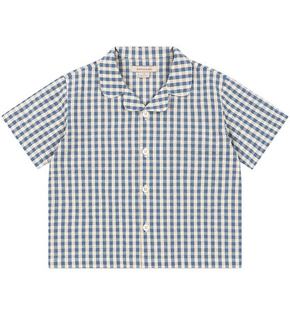 Konges Sløjd Skjorte - Kim - Captains Blue Check Konges Sløjd Skjorte - Kim - Captains Blue Check