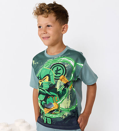 LEGO® Ninjago T-shirt - LWTaffy - Light Green LEGO® Ninjago T-shirt - LWTaffy - Light Green