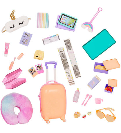 Our Generation Dukketilbehør - Kuffertsæt - Regnbue Our Generation Dukketilbehør - Kuffertsæt - Regnbue