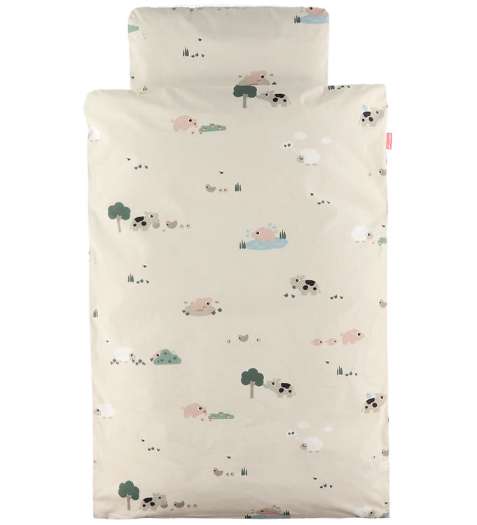 Done By Deer Sengesæt Junior - Tiny Farm - Sand billede