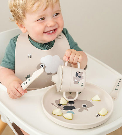 Done By Deer Tallerken - Tiny Farm - Sand