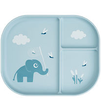 Done By Deer Inddelt Tallerken - Elphee - Blå Done By Deer Inddelt Tallerken - Elphee - Blå