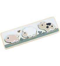 Done By Deer Sensorisk Puslespil - Yiny Farm - Farvemix Done By Deer Sensorisk Puslespil - Yiny Farm - Farvemix