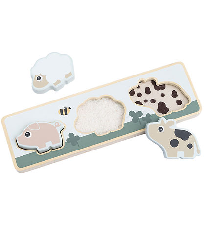 Done By Deer Sensorisk Puslespil - Yiny Farm - Farvemix Done By Deer Sensorisk Puslespil - Yiny Farm - Farvemix