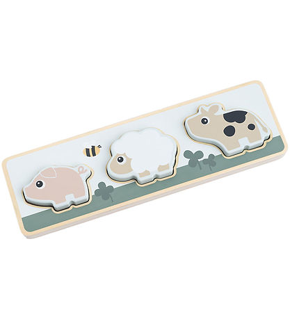 Done By Deer Sensorisk Puslespil - Yiny Farm - Farvemix Done By Deer Sensorisk Puslespil - Yiny Farm - Farvemix