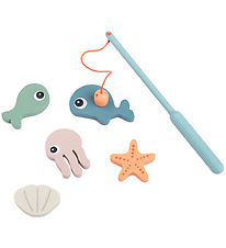 Done By Deer Badelegetøj m. Fiskestang - Sea Friends - Farvemix Done By Deer Badelegetøj m. Fiskestang - Sea Friends - Farvemix