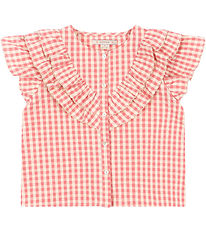 Konges Sløjd Skjorte - Kim Frill - Flamingo Plume Check Konges Sløjd Skjorte - Kim Frill - Flamingo Plume Check