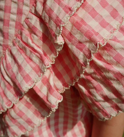 Konges Sløjd Skjorte - Kim Frill - Flamingo Plume Check