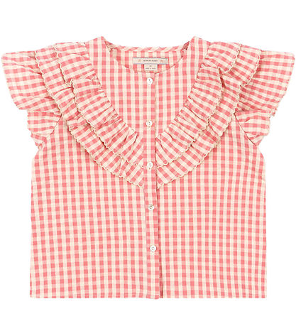 Konges Sløjd Skjorte - Kim Frill - Flamingo Plume Check Konges Sløjd Skjorte - Kim Frill - Flamingo Plume Check