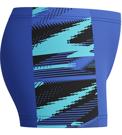 Speedo Badebukser - HyperBoom Panel - Blå m. Print