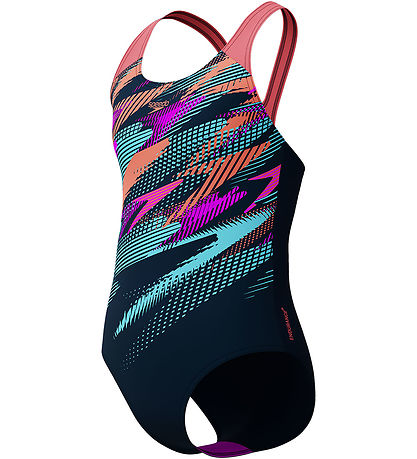 Speedo Badedragt - Digi Placemement Splashback - Sort m. Print Speedo Badedragt - Digi Placemement Splashback - Sort m. Print