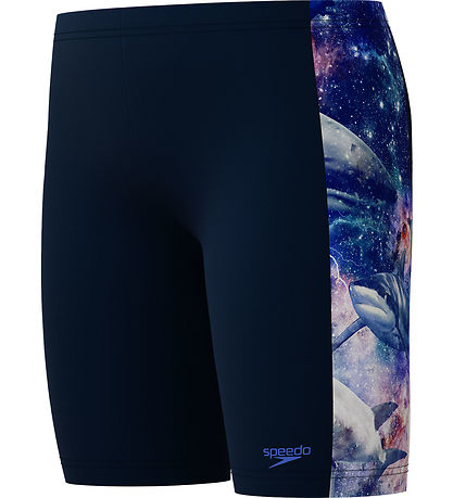 Speedo Badebukser - Digital Panel Jammer - Navy m. Hajer Speedo Badebukser - Digital Panel Jammer - Navy m. Hajer