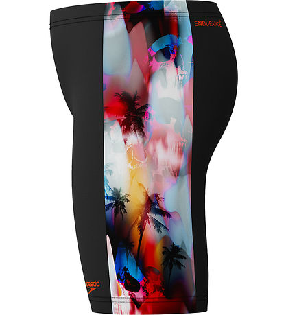 Speedo Badebukser - Digital Panel Jammer - Sort m. Print