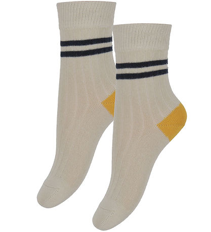 FUB Socks - 2-Pack - Rib - Ecru