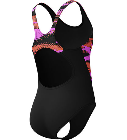 Speedo Badedragt - HyperBoom Splice Muscleback - Sort m. Lilla Speedo Badedragt - HyperBoom Splice Muscleback - Sort m. Lilla