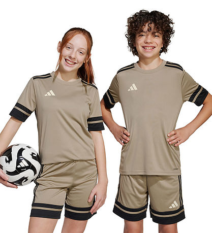 adidad Performance T-shirt - Squadra25 - Blanch Cargo/Sort/Warm