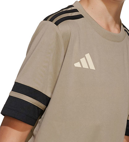 adidad Performance T-shirt - Squadra25 - Blanch Cargo/Sort/Warm