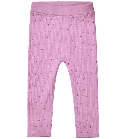 FUB Leggings - Rib - Pointelle - Orchid  FUB Leggings - Rib - Pointelle - Orchid