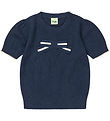 FUB T-shirt - Strik - Bow - Dark Navy