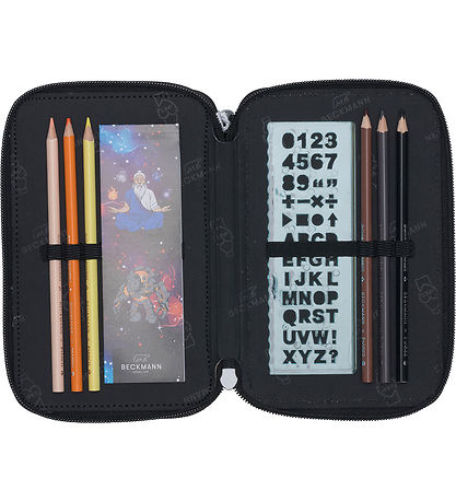 Beckmann Penalhus m. Indhold - Ninja Elements - Sort